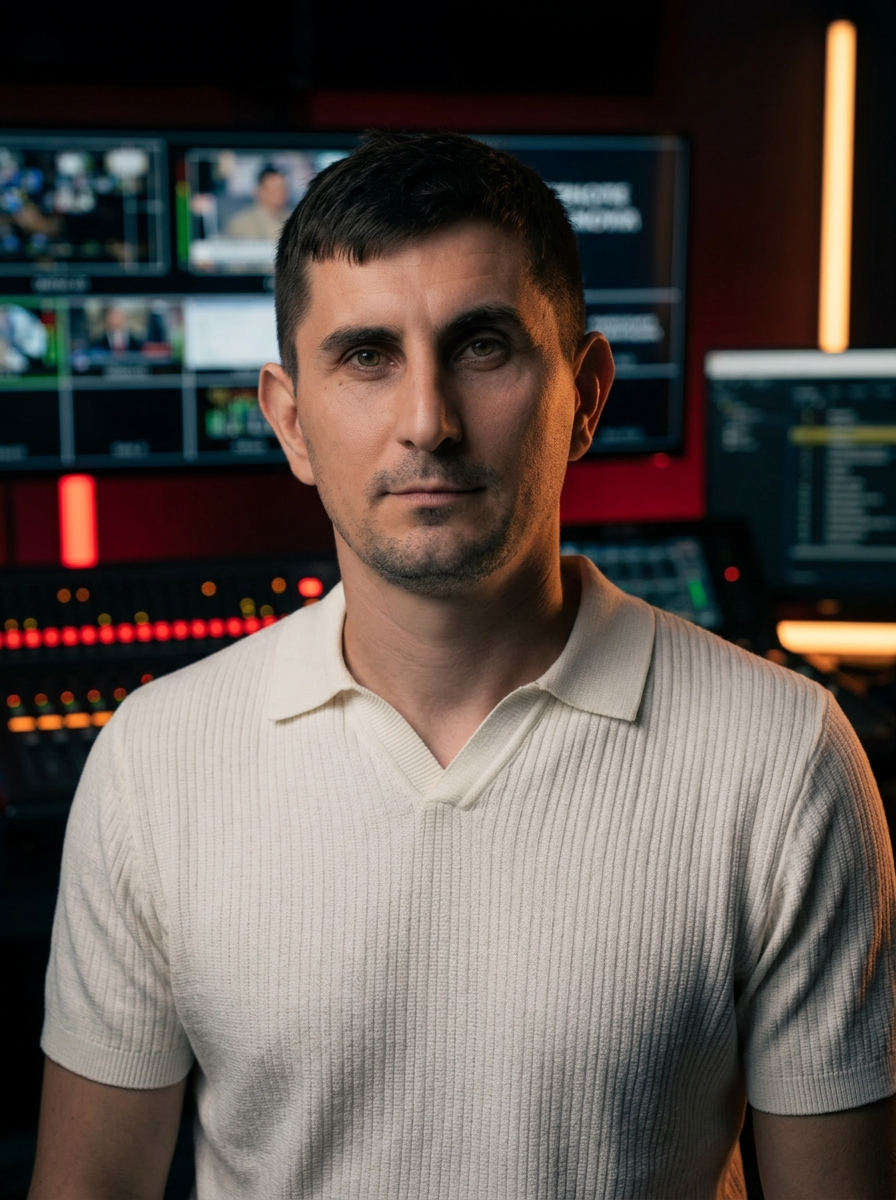 Денис Гудь — викладач курсу StreamЕксперт у студії